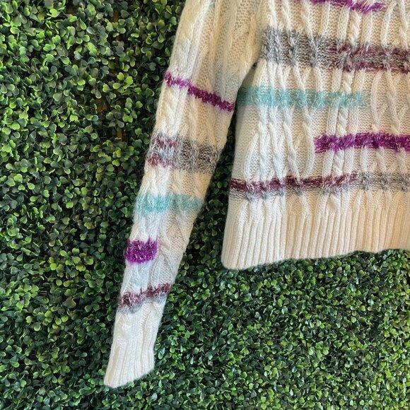 Tanya Taylor Lora Stripe Knit Jumper Sweater Top XS - Picture 4 of 9